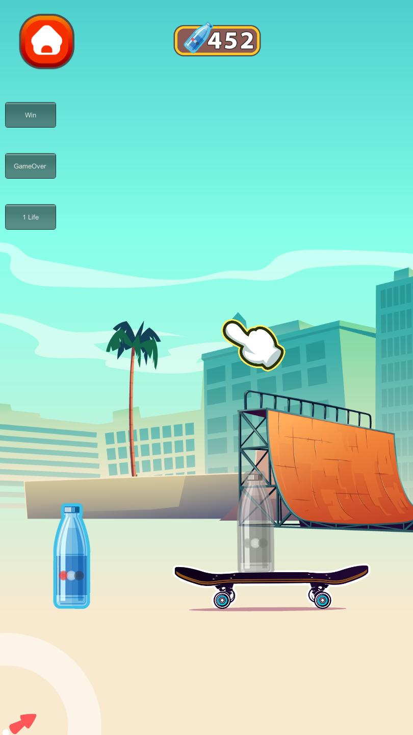 Bottle Flip Adventures - Game Screenshot 2